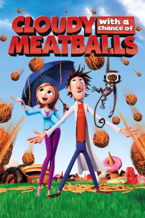 Cloudy with a Chance of Meatballs 2009 BluRay [Hindi + Tamil + Telugu + English] 480p, 720p